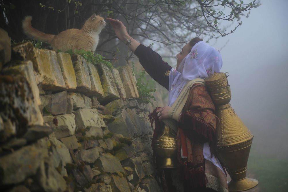 По дороге с родника