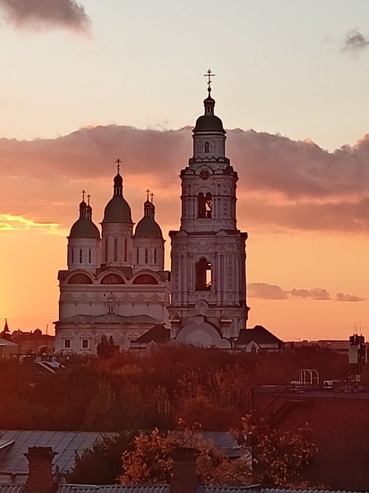 В лучах заката