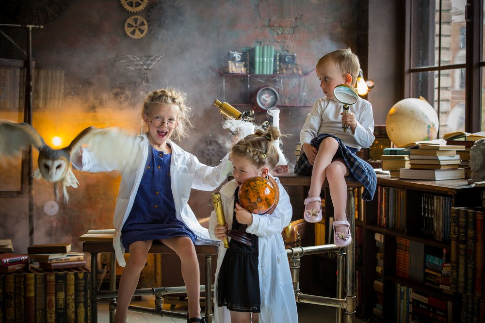 В школе чародейства и волшебства!