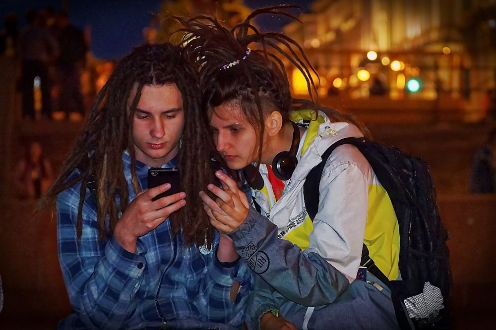 Влюбленные неформалы в Санкт-Петербурге