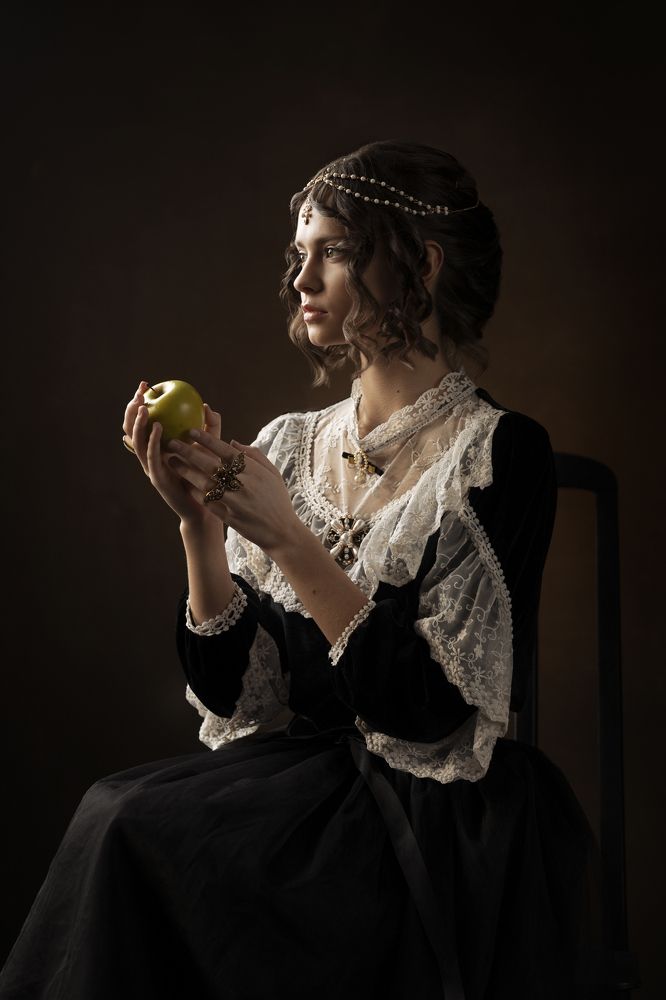 Портрет в старинном стиле