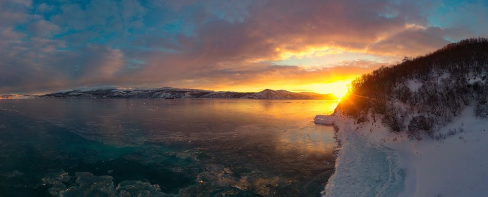 Зима в бухте Нагаева