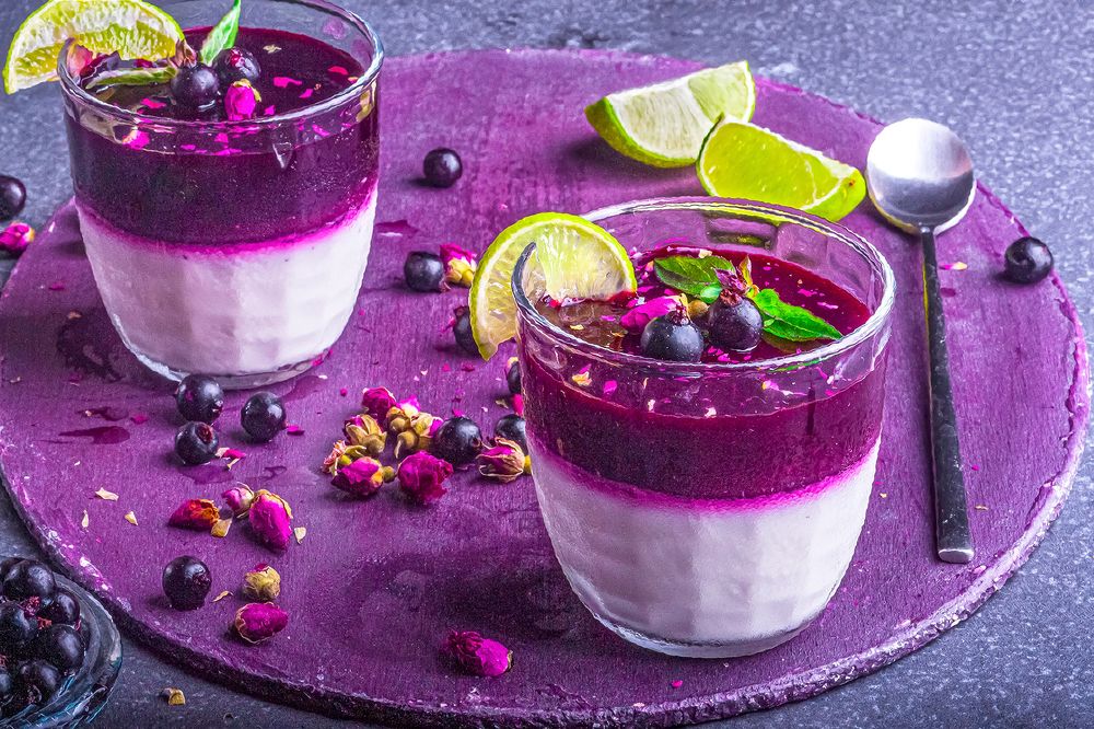 Currant Panna Cotta