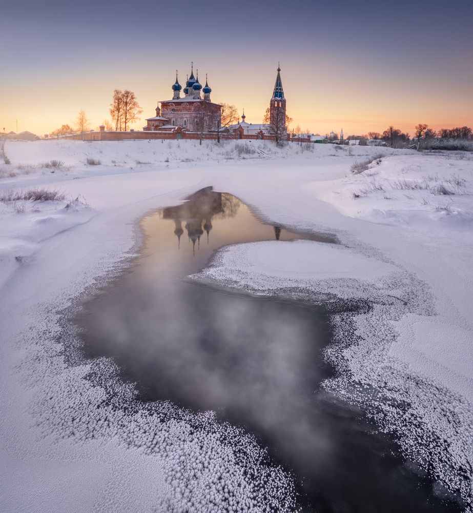 Морозное утро в Дунилово