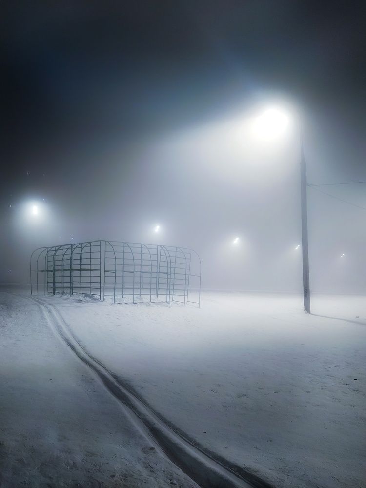 Зима в городе М