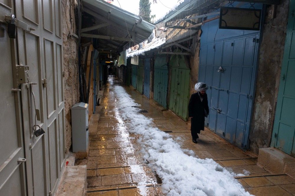 Snow In Old Jerusalem