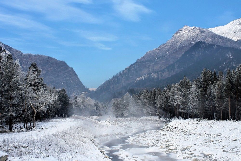 Морозный январский день