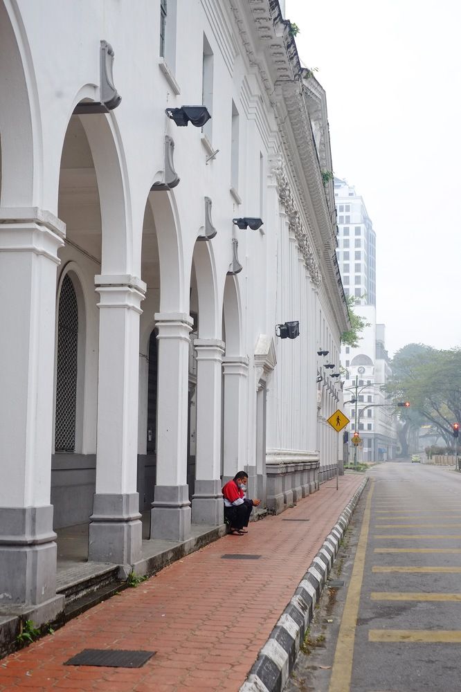 street on chinese new year eve