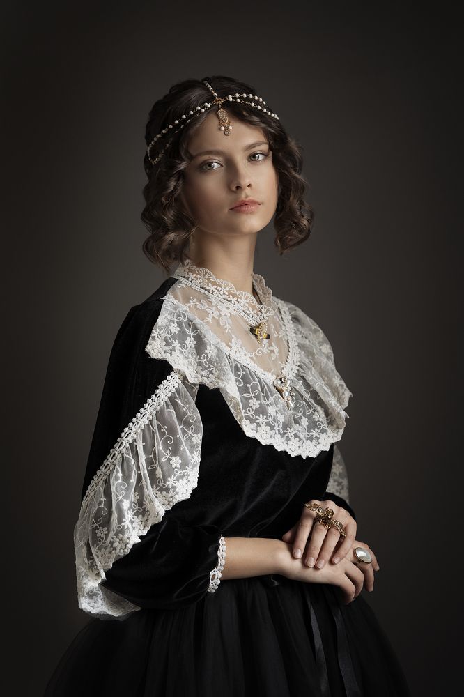 Портрет в старинном стиле