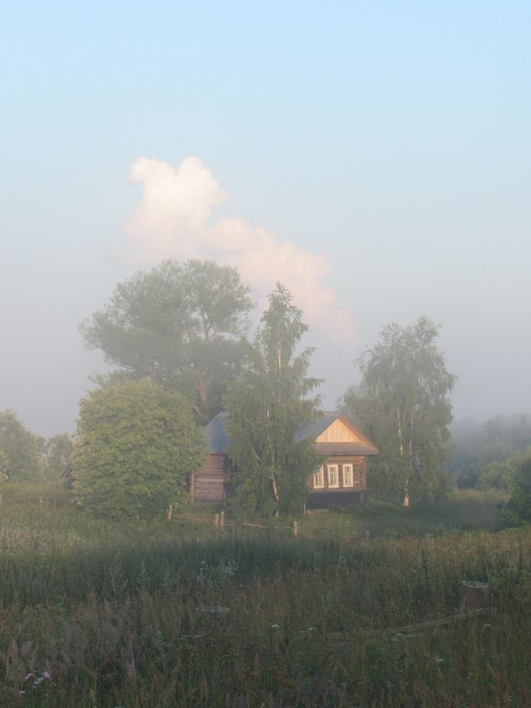 Затерянный в тумане: деревенский уголок