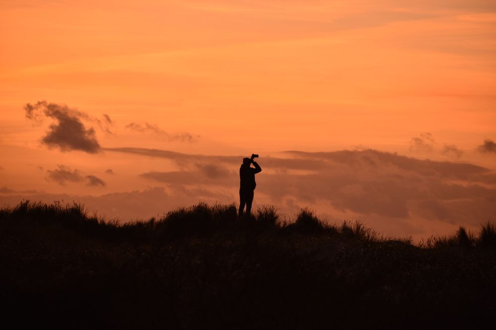 Reflection at the sunset