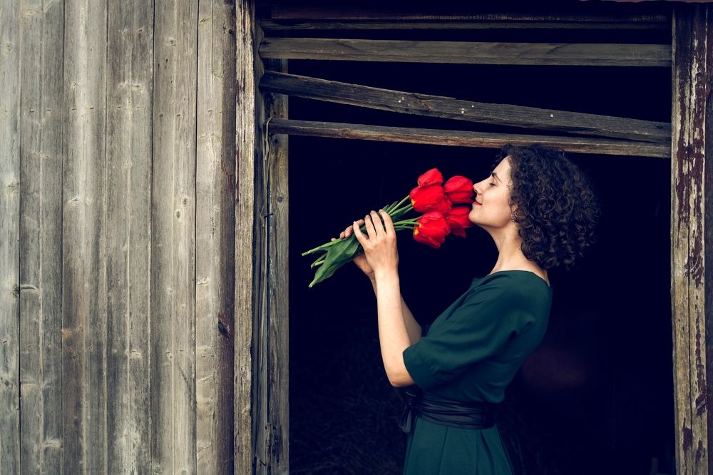 Галина и тюльпаны