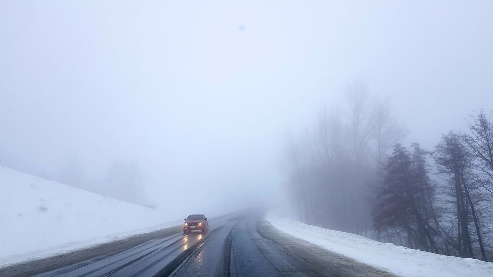 В туманной дымке