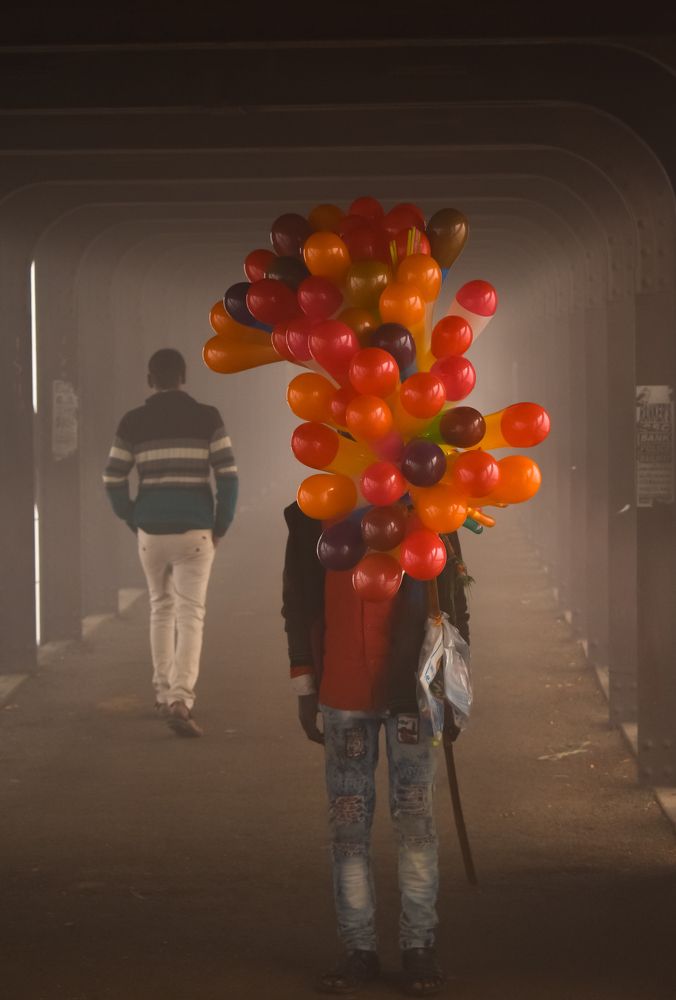 Keeping colours alive while hustling in the white.