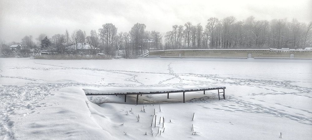 Утро, после снегопада.
