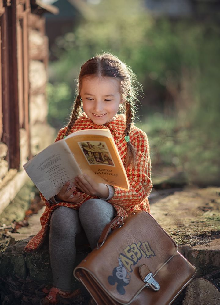 сельская школьница