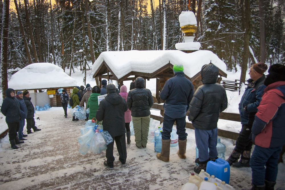 За родниковой водой