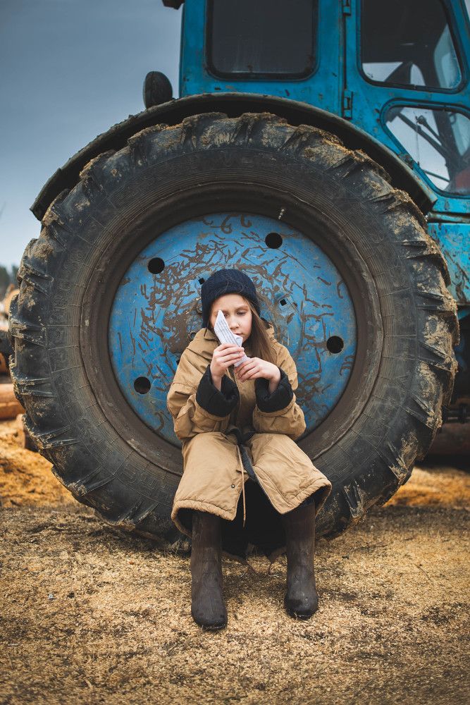 Весна в деревне