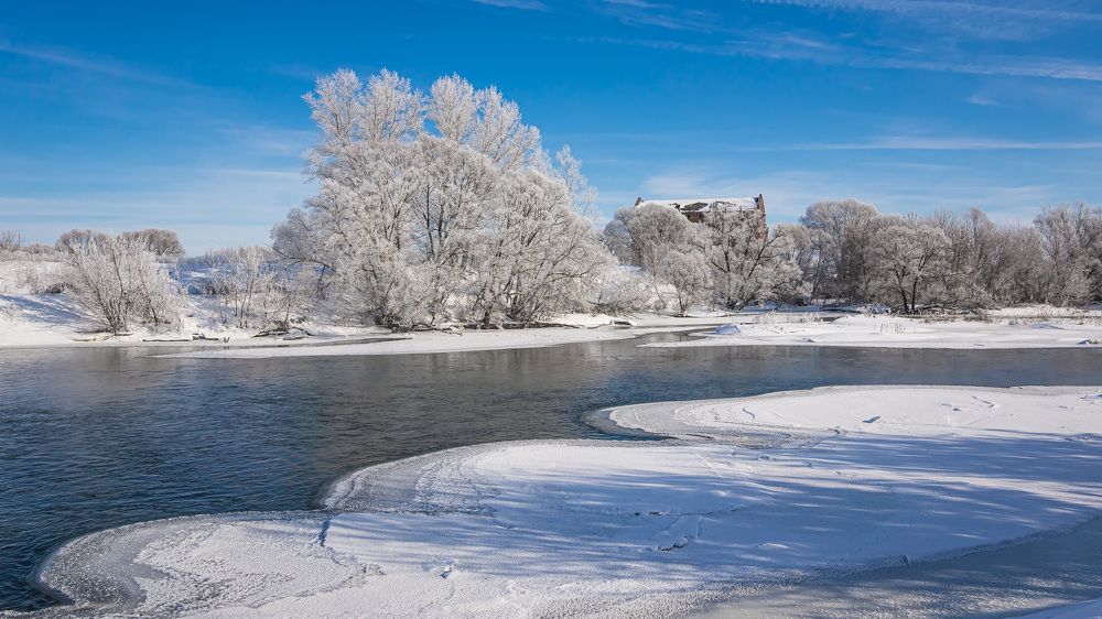 Ливны. Адамовская мельница на реке Быстрая Сосна.