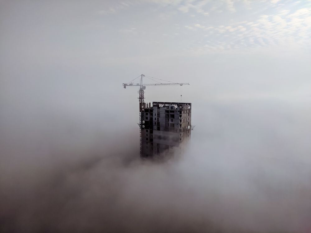 Above the clouds