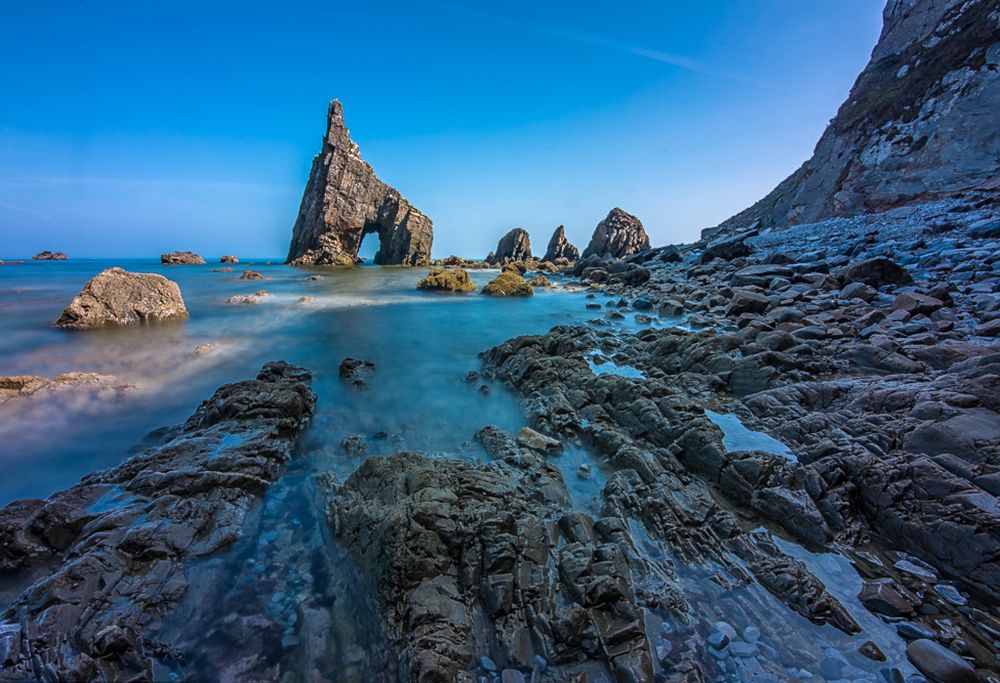 Playa de Campiecho. Asturias. Spain
