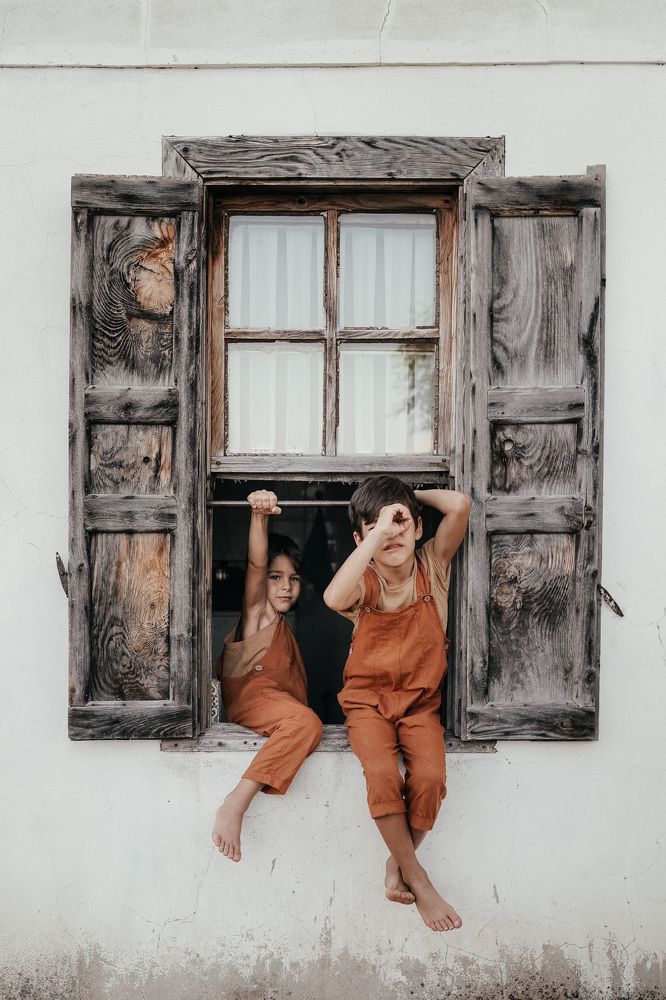 Summer day in a village