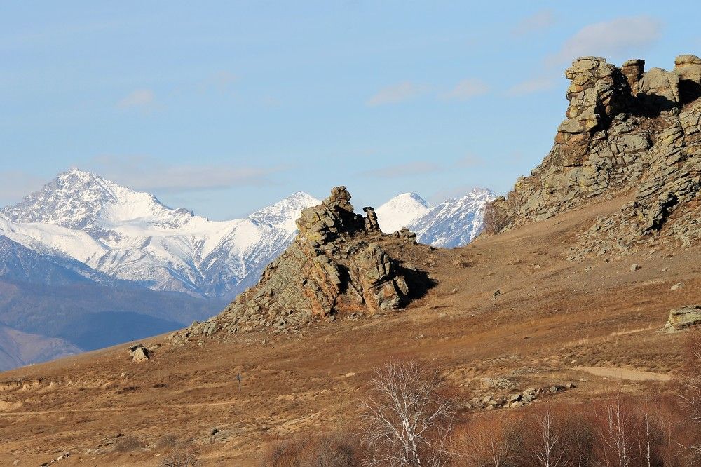 Скальные останцы.
