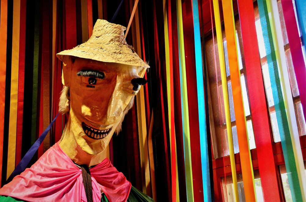 Doll in the colorful world