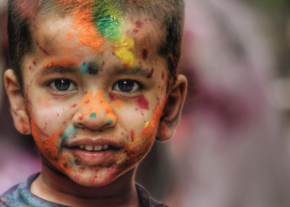 The 'Painted' child