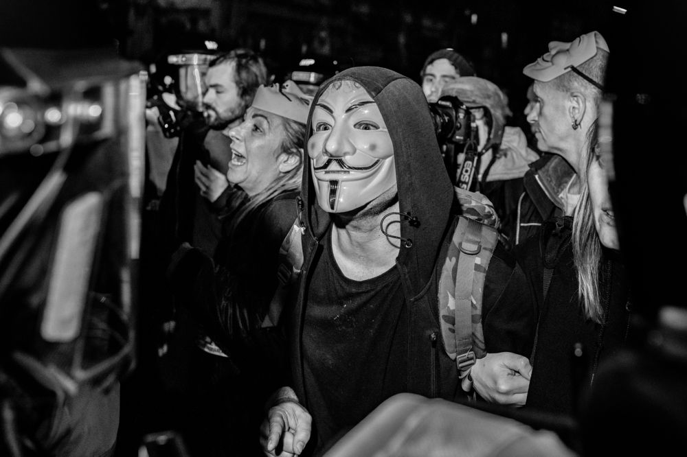 Anonymous Protest London