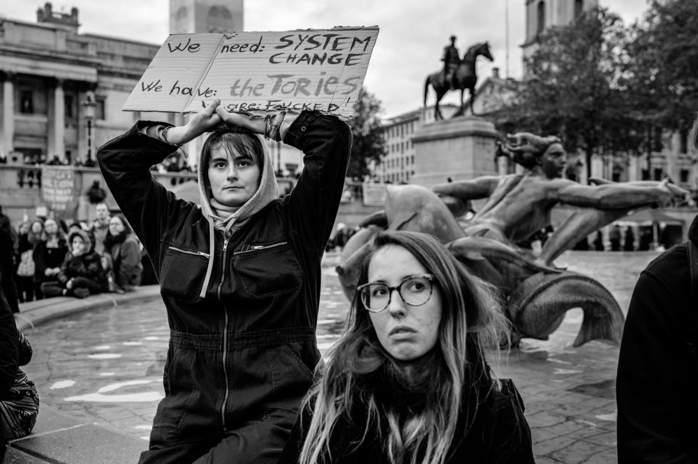 System Change Protest London