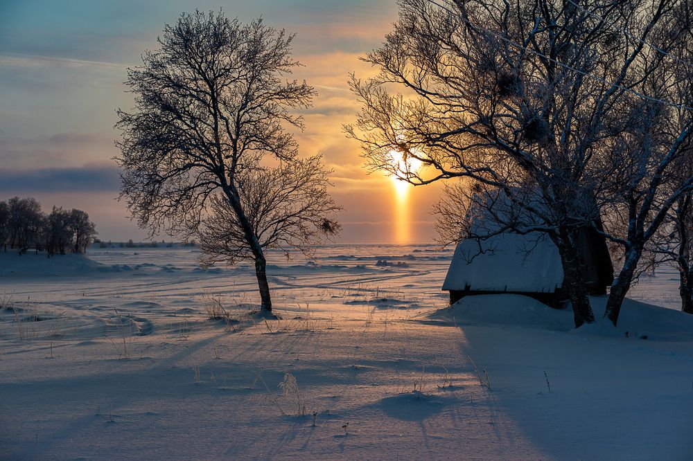 Соловки. Закат.