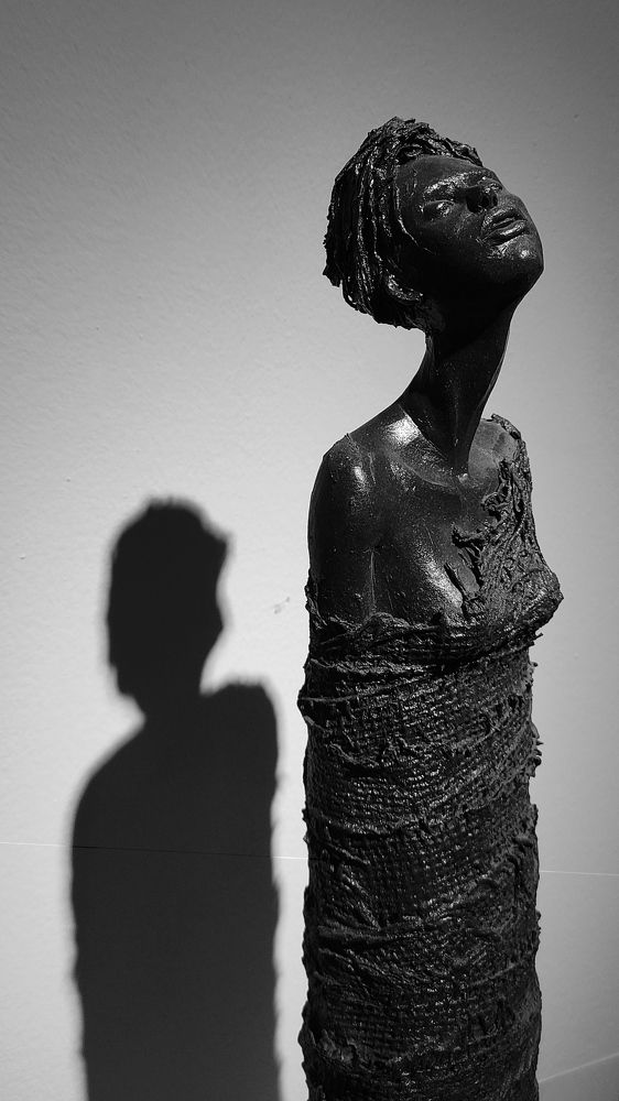 A statue and it's shadow