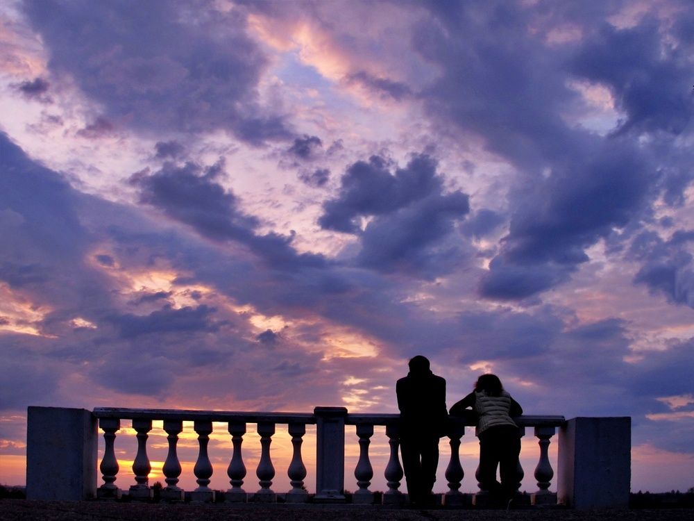 Сиреневый закат