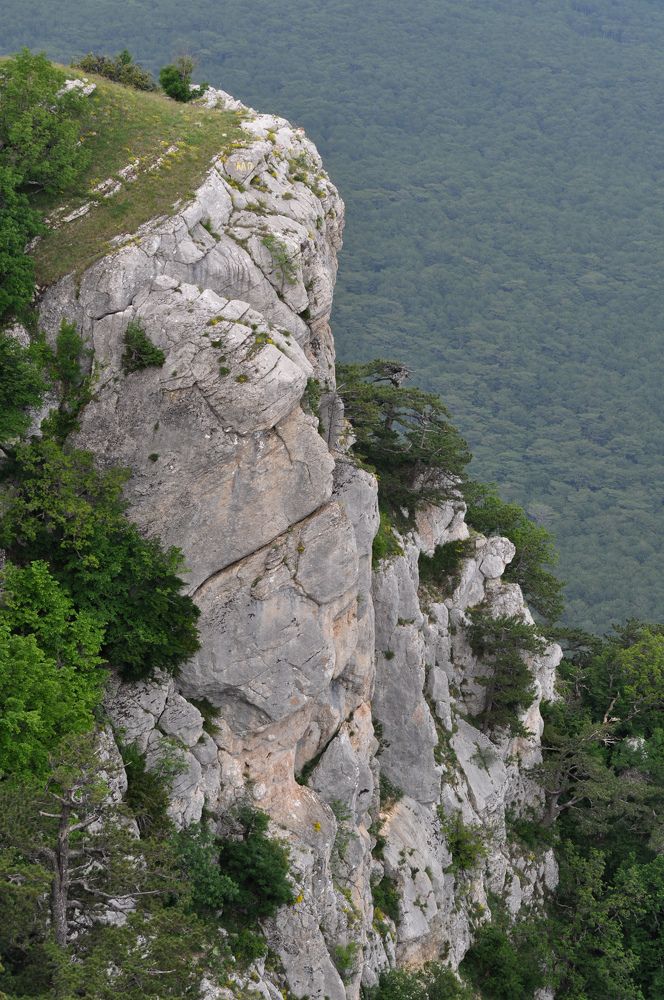 В горах