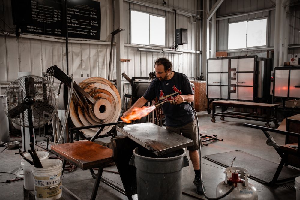 Glass blower