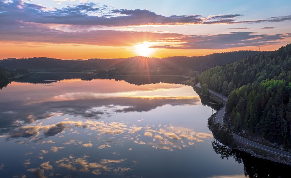 Пестрый закат