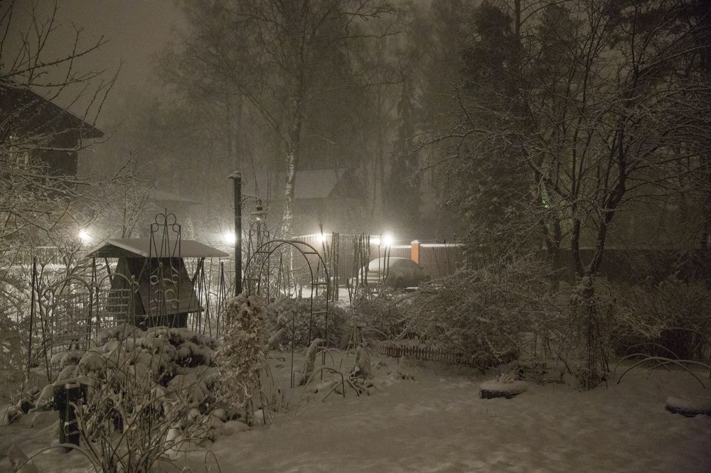 Ночь. Фонарь. Метель. Колодец.