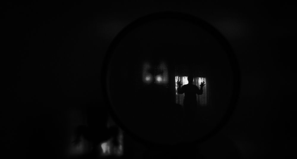 look through the magnifying glass