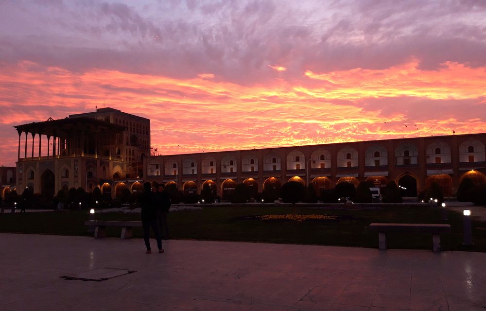 Fire in sky