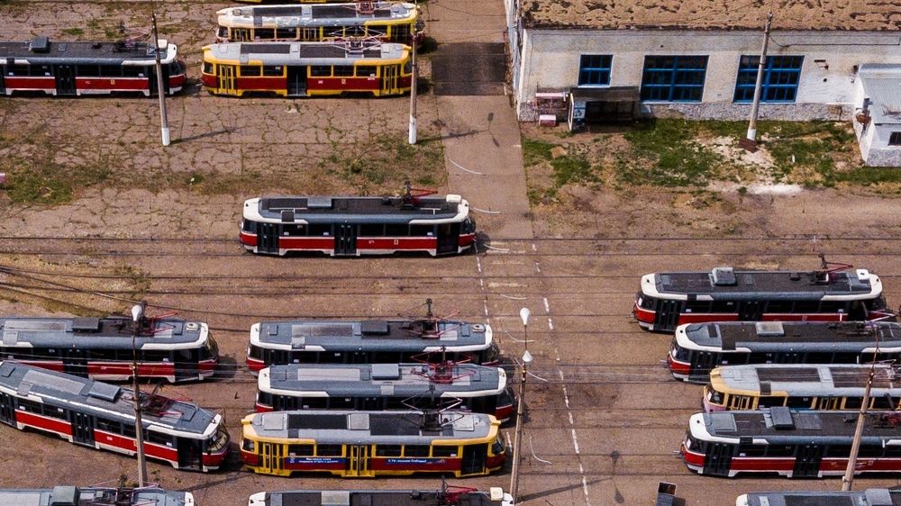 Фотопроект - трамвайные депо Краснодара на самоизоляции