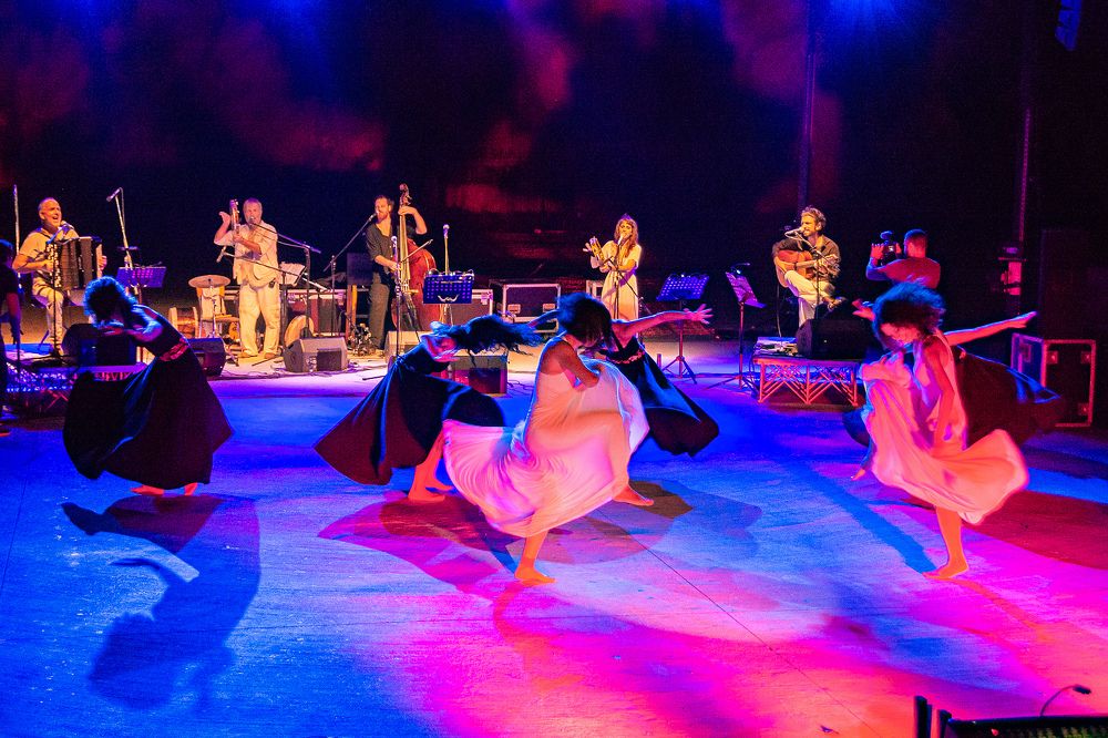 Tarantella dancing concert.