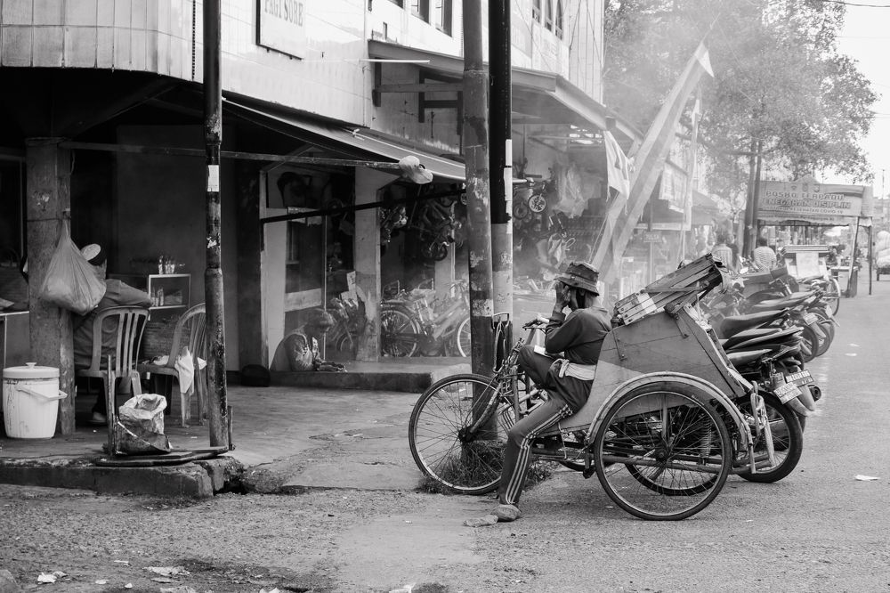 Bycicle Rickshaw (Becak)