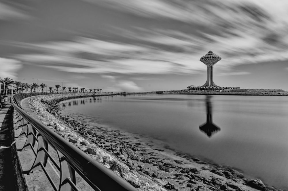 Black & White - Water Tower
