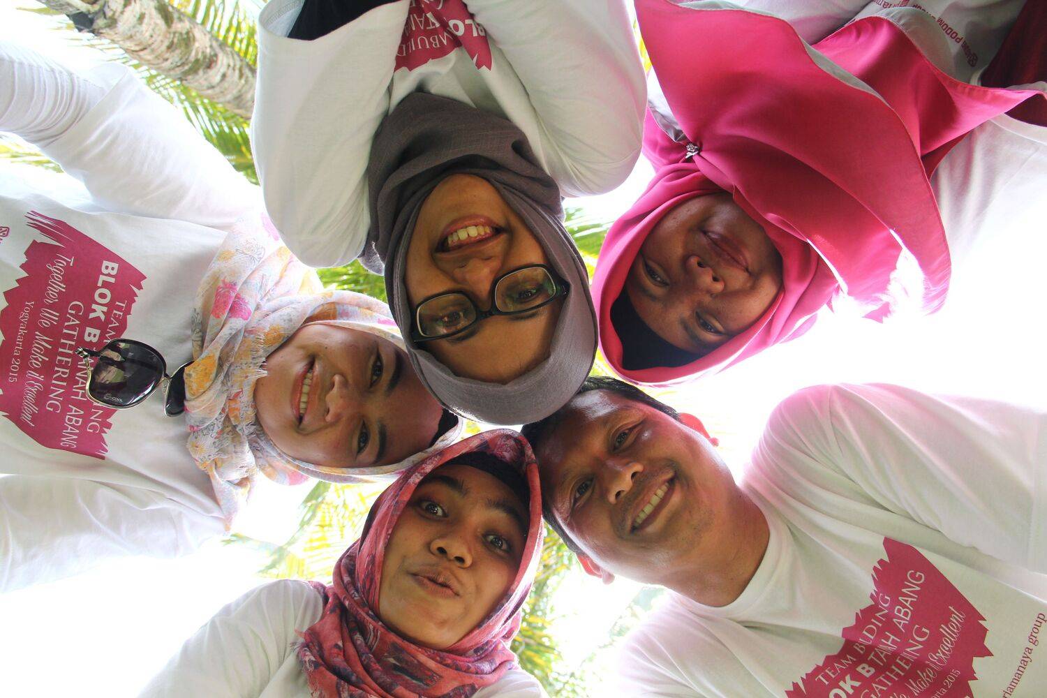 Happy together after working hours