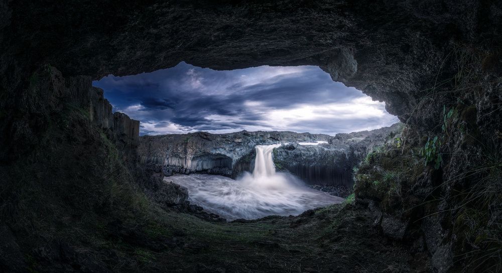 Secret Cave of Aldeyjarfoss