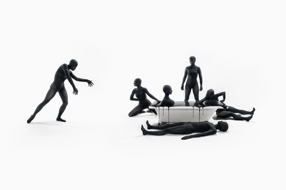 At the bottom of an oil well. Scene 02