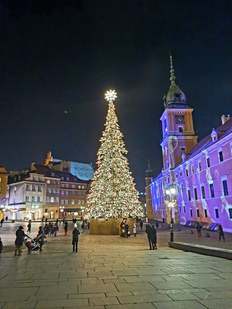 On the holiday. Warsaw