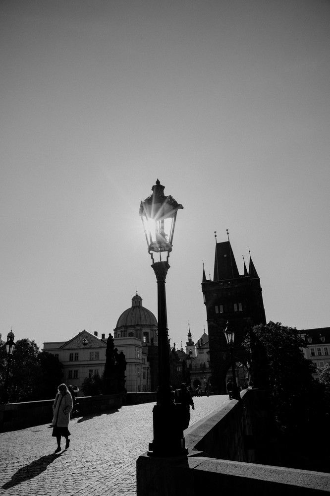 Prague in the morning
