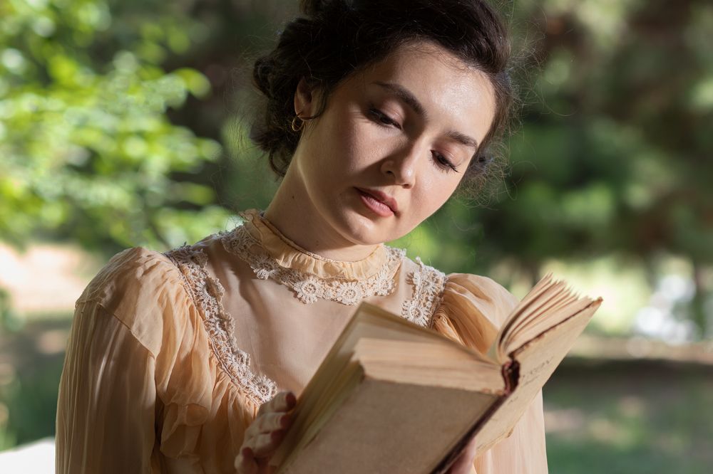 Анастасия в саду